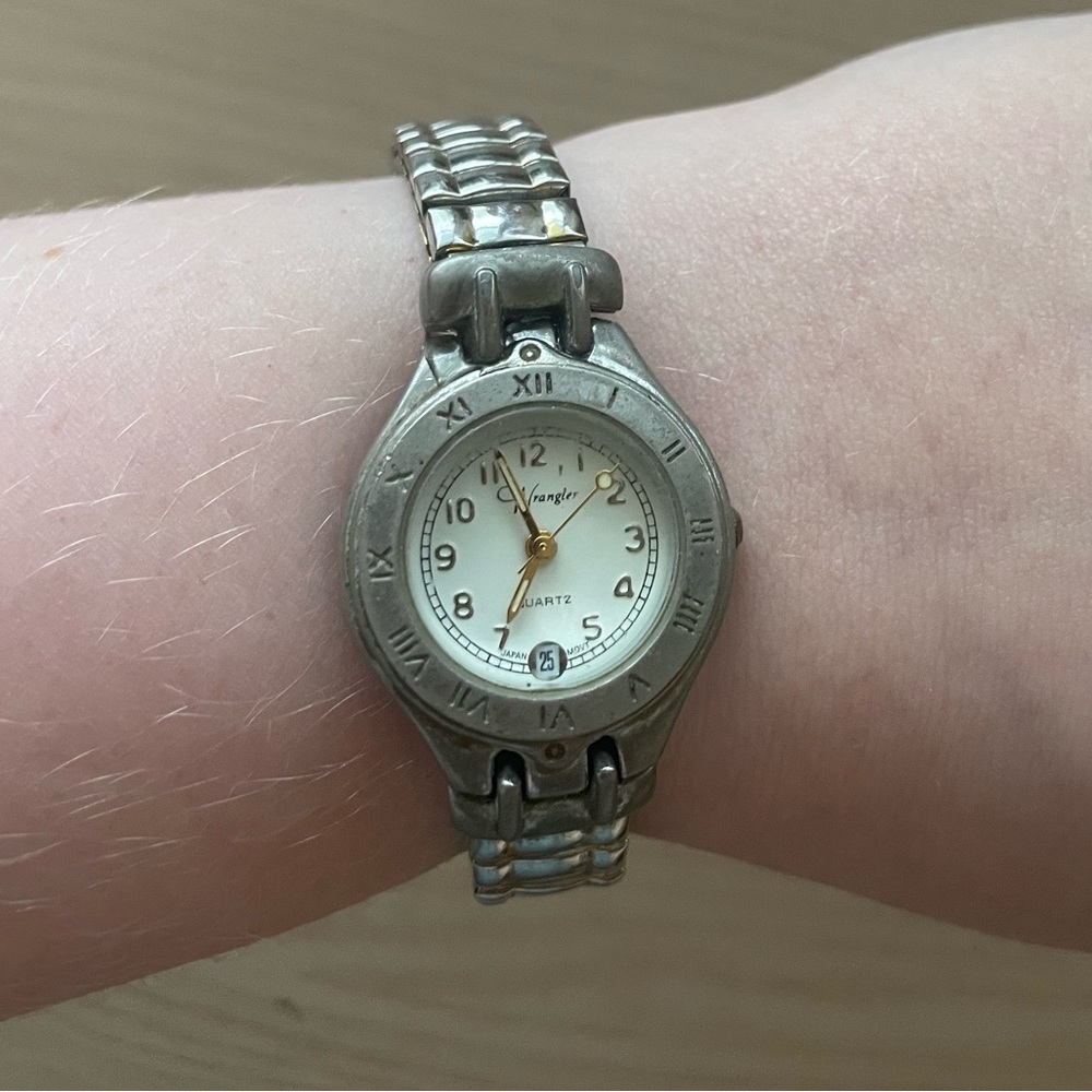 wrangler silver watch